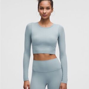 lululemon athletica Ebb to Street Long-Sleeve - Chambray